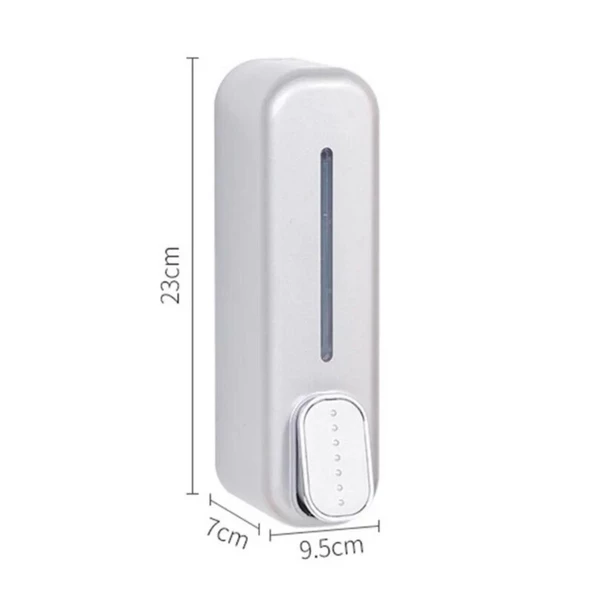 Beyaz Duvara Monte Sıv Sabunluk Dispenser 300 ml - 4