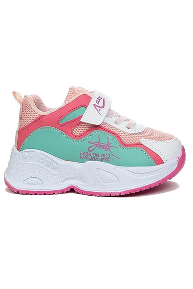 Mergenshoes Pvl Beyaz Fuşya Günlük Kız Çocuk Spor Ayakkabı - 4