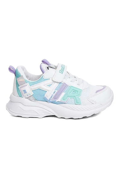 Mergenshoes Tmw Beyaz Lila Fileli Günlük Kız Çocuk Spor Ayakkabı - 4