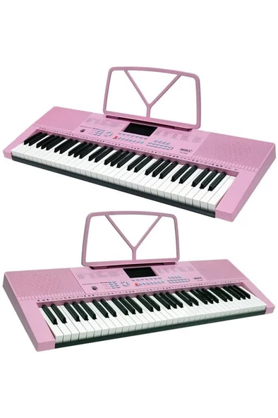 Midex PS-2300PK-PAK 61 Tuşlu Org Stand Kulaklık Pembe Başlangıç İçin Uygun - 4