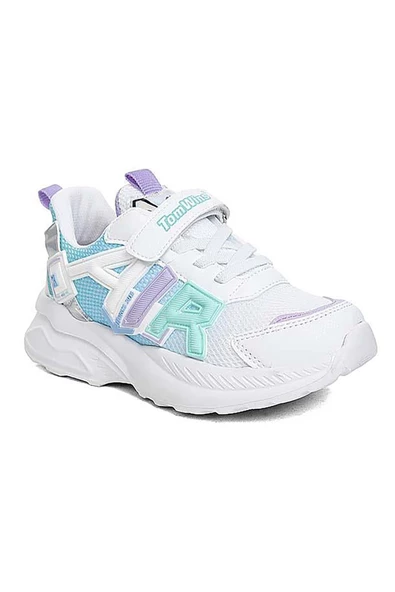 Mergenshoes Tmw Beyaz Lila Fileli Günlük Kız Çocuk Spor Ayakkabı - 2