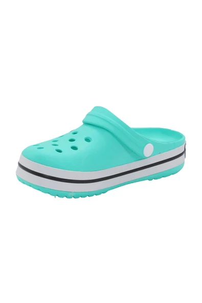Mergenshoes AB13 Yeşil Eva Sabo Önü Kaplı Kadın Terlik - 4