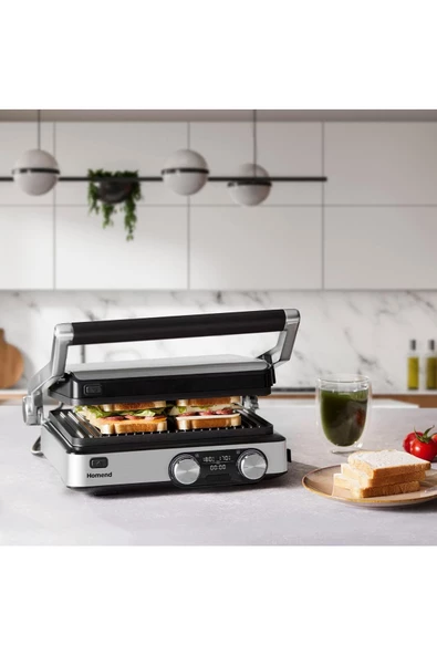 Homend Grilliant 1340H Inox Tost Makinesi - 2