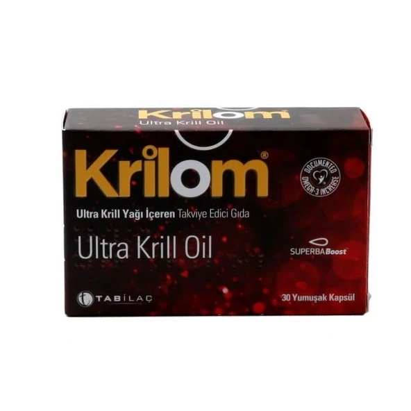 Krilom Ultra Krill Oil 30 Yumuşak Kapsül