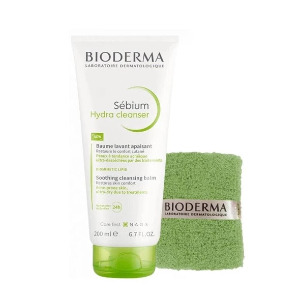 Bioderma Sebium Hydra Cleanser 200 ml + Bilek Havlusu