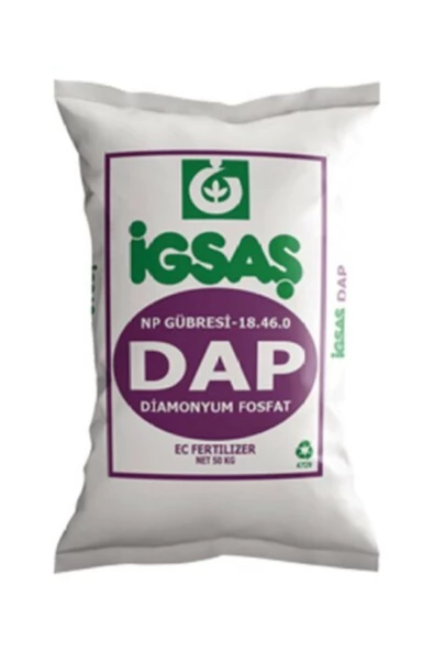 15 Kg Kg Igsaş Dap 18.46.0 Gübre Diamonyum Fosfat Kompoze Gübre Toprak Altı-taban Gübresi