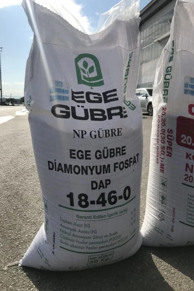 Dap Gübresi Np 18.46.0 Diamonyum Fosfat Taban Gübresi - 25 Kg