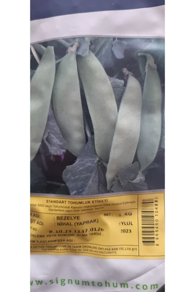 KOLUKISA TARIM YAPRAK BEZELYE TOHUMU--1 KĞ - Resim 2