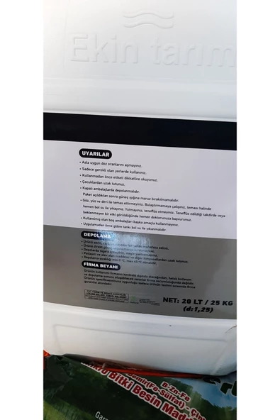FOLİAMAL CALSİBOR SIVI GÜBRE--20LT - Resim 4