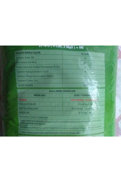 Meb Nutüre 25 Kg Harmanlanmış Np Gübresi, Azot, Fosfor, Kalsiyum, Magnezyum, Çünko Içerir - Resim 5