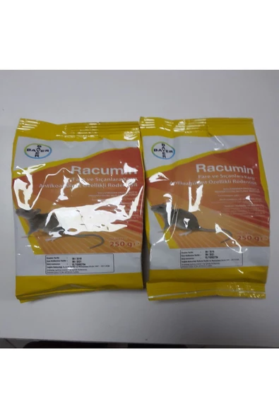 Bayer Racumin Fare Zehiri 250 Gr Kullanıma Hazır Yem Fare Ve Sıçan Uzmanı