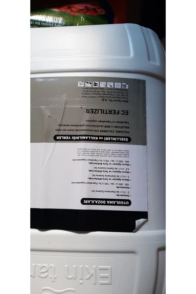 FOLİAMAL CALSİBOR SIVI GÜBRE--20LT - Resim 2