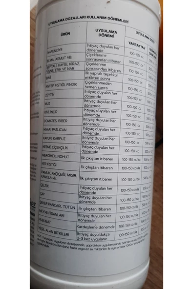 KOLUKISA TARIM MANGANLI  SIVI GÜBRE - Resim 2