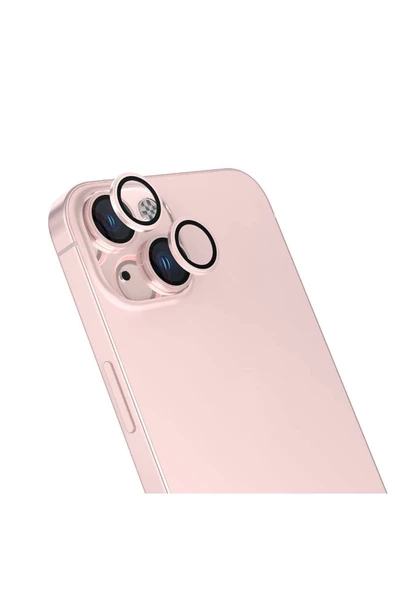 iPhone 15 Plus Uyumlu YSF CL-15 Parmak İzi Bırakmayan Anti-Reflective Kamera Lens Koruyucu-Pem