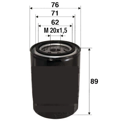 YAĞ FİLTRESİ ASTRA L-CORSA F-COMBO E-CROSSLAND-106-206-207-208-2008-301-306-307-308-3008-406-407-508 -5008-PARTNER-EXPERT-BERLINGO-JUMPY-C3-C4-C5-BOXER-JUMPER-DUCATO-DS3-4 1.2 PureTech 1.9-2.0-2.2 HDI