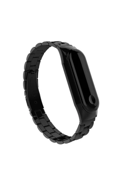 Xiaomi Mi Band 4 Krd-05 Metal Kordon Siyah