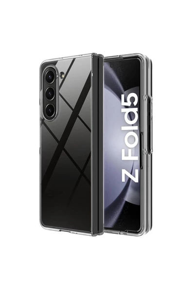 Galaxy Z Fold 5 Uyumlu Mkc Droga Kılıf-renksiz