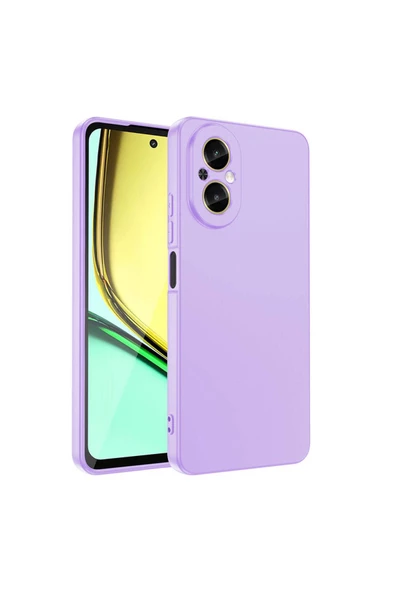 Realme 12 Lite Kılıf Zore Mara Lansman Kapak-Lila