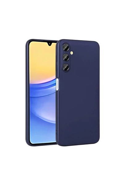 Galaxy A25 Kılıf Zore Premier Silikon Kapak-Lacivert