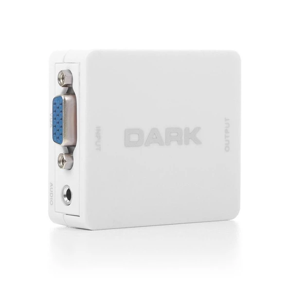 DARK DK-HD-AVGAXHDMI ANALOG VGA+SES=>HDMI ÇEVİRİCİ (Giriş:Analog VGA+Ses=>Çıkış:Dijital HDMI)