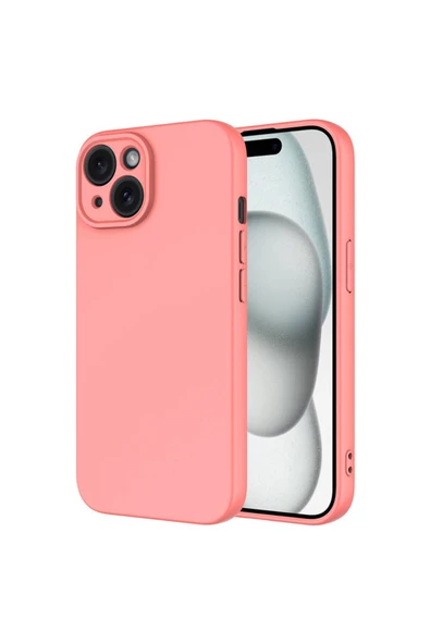 iPhone 15 Plus Kılıf Zore Mara Lansman Kapak-Pembe