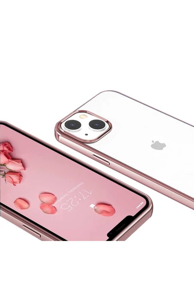 Apple Iphone 13 Uyumlu Kılıf Pixel Kapak (pembe)