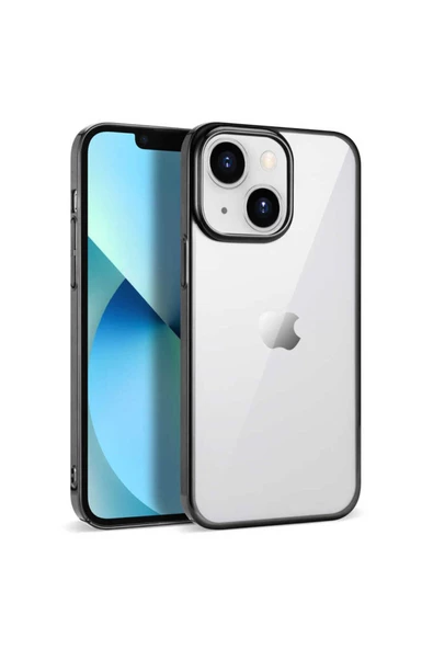 iPhone 14 Plus Uyumlu Zore Pixel Kılıf-Siyah