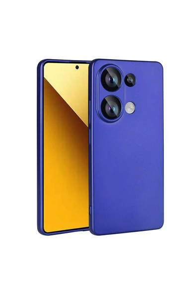 Xiaomi Poco M6 Pro 4G Uyumlu ODC Kılıf Zore Premier Silikon Kapak-Saks Mavi