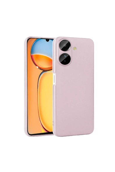 Xiaomi Poco C65 Kılıf Zore Premier Silikon Kapak-Rose Gold