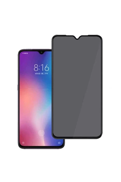 Oppo A16 Uyumlu Davin 5D Privacy Cam Ekran Koruyucu