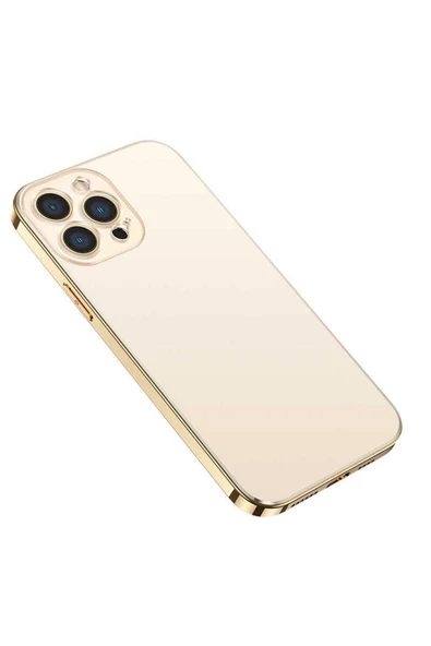 iPhone 12 Pro Uyumlu Zore Bobo Kılıf-Gold