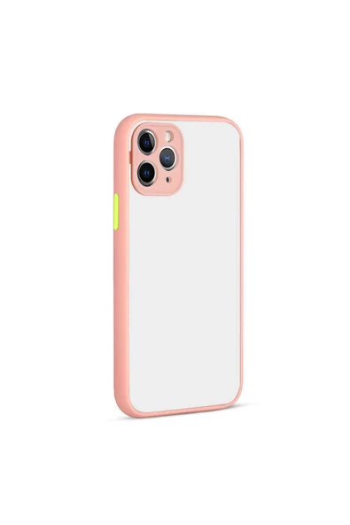 iPhone 12 Pro Uyumlu Zore Hux Kılıf-Pembe