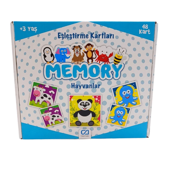 Memory Eşleştirme Kartları Hayvanlar Serisi CA.5041 - 3