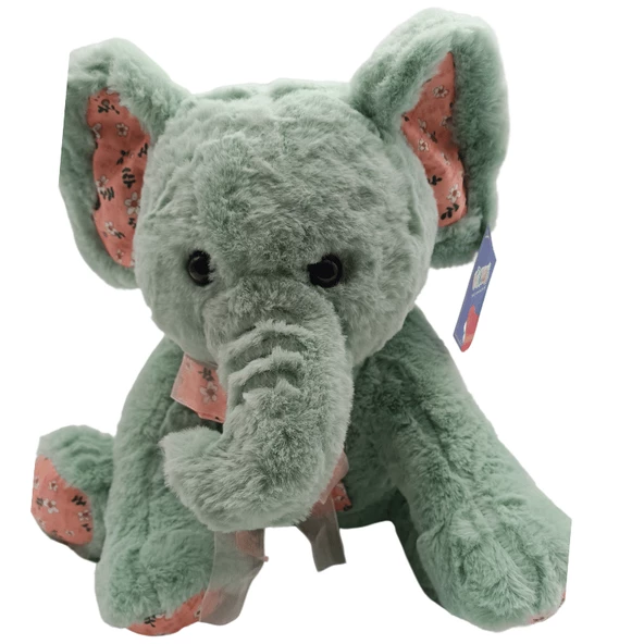 Kurdeleli Fil Peluş Oyuncak 32 Cm- Mint PL-62559 - 2