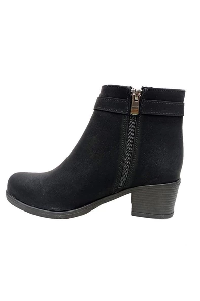 Fix 9301 Yağlı Deri Trend Fashion Fermuarlı Kadın Bot - Resim 2