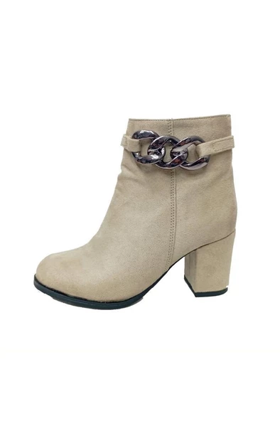 Emay 509 Süet Trend Fashion Kadın Bot - Resim 3