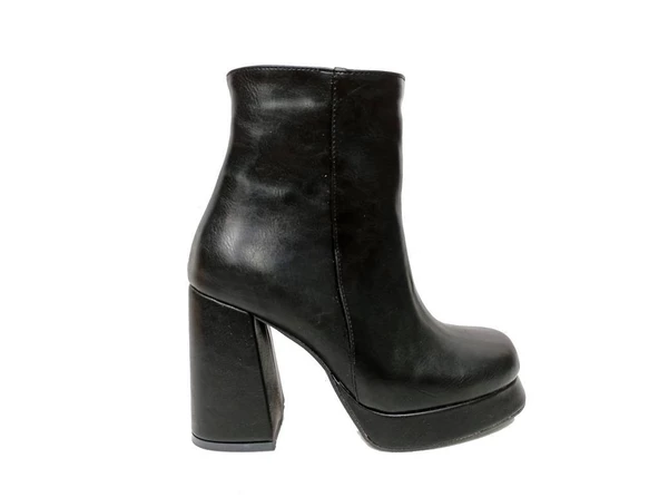 Metro 60101 Deri Fermuarlı Sıcak Astar Kadın Bot - 2