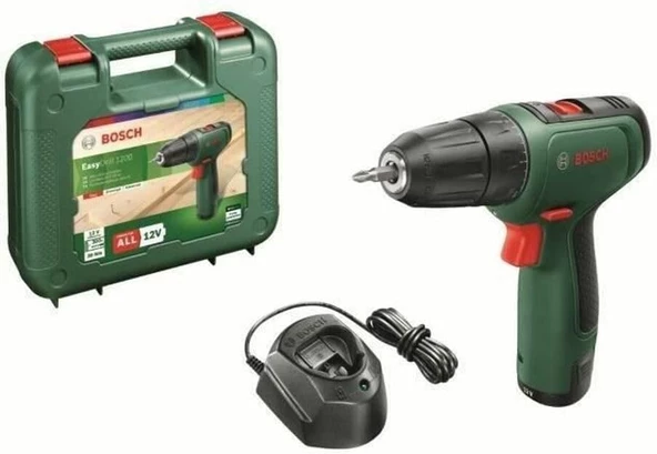 Bosch EasyDrill 1200 1.5Ah Çift Akü Delme/Vidalama Makinesi - 06039D3007