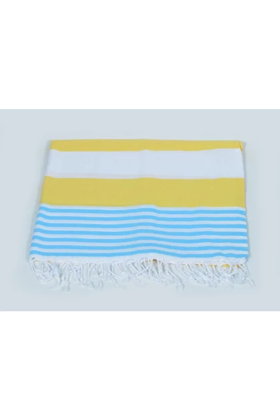 buldanstore Marin Peştemal (SARI) %100 Pamuk 90*180cm. Banyo Havlusu, Plaj Havlusu - 3