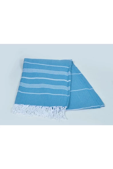 buldanstore Sultan Peştemal (AÇIK MAVİ) %100 Pamuk 90*180cm. Banyo Havlusu, Plaj Havlusu - Resim 3