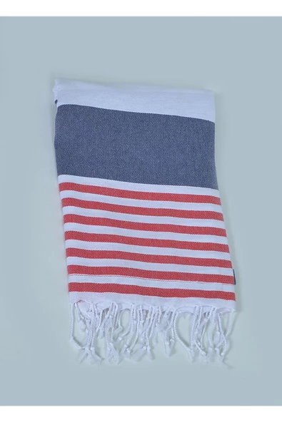 buldanstore Marin Peştemal (LACİVERT) %100 Pamuk 90*180cm. Banyo Havlusu, Plaj Havlusu - 2