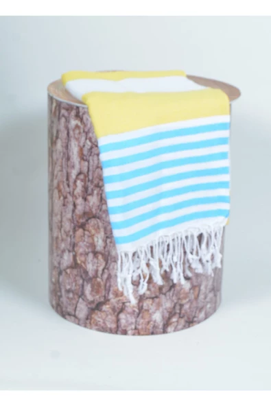 buldanstore Marin Peştemal (SARI) %100 Pamuk 90*180cm. Banyo Havlusu, Plaj Havlusu - 4