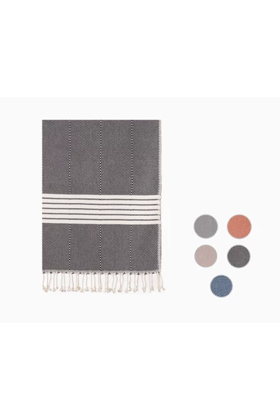 buldanstore Parıs Peştemal (LACİVERT) %100 Pamuk 95*180cm. Banyo Havlusu, Plaj Havlusu - 4