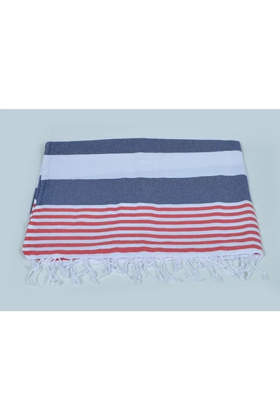 buldanstore Marin Peştemal (LACİVERT) %100 Pamuk 90*180cm. Banyo Havlusu, Plaj Havlusu - 3