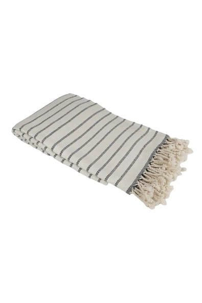 Evolet Home Carmen Ivory Peştemal %70 Pamuk %30 Bambu 95x180cm Banyo Havlusu, Plaj Havlusu - 2