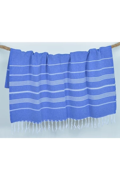 buldanstore Sultan Peştemal (MAVİ) %100 Pamuk 90*180cm. Banyo Havlusu, Plaj Havlusu - 4