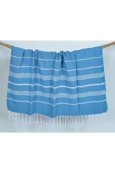 buldanstore Sultan Peştemal (AÇIK MAVİ) %100 Pamuk 90*180cm. Banyo Havlusu, Plaj Havlusu - Resim 5