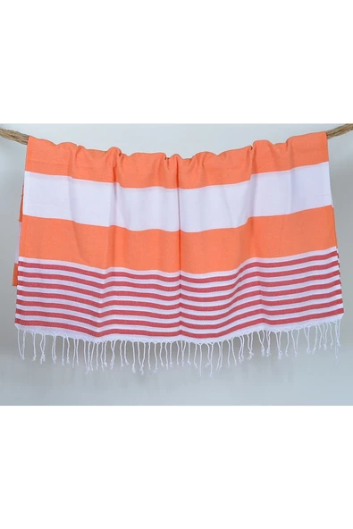 buldanstore Marin Peştemal (TURUNCU) %100 Pamuk 90*180cm. Banyo Havlusu, Plaj Havlusu - 5