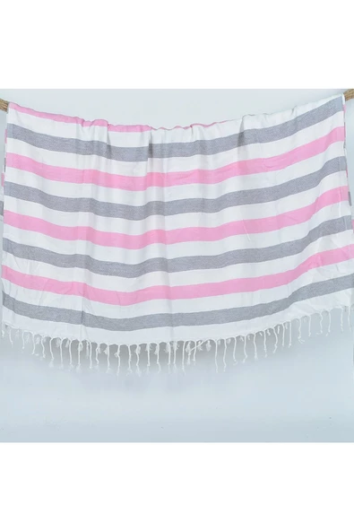 buldanstore Ark Peştemal (PEMBE) %100 Pamuk 90*180. Banyo Havlusu, Plaj Havlusu - 4