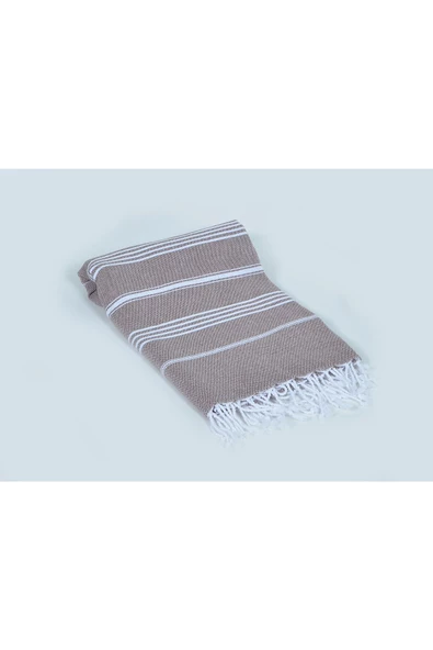 buldanstore Sultan Peştemal (KAHVERENGİ) %100 Pamuk 90*180cm. Banyo Havlusu, Plaj Havlusu - 2